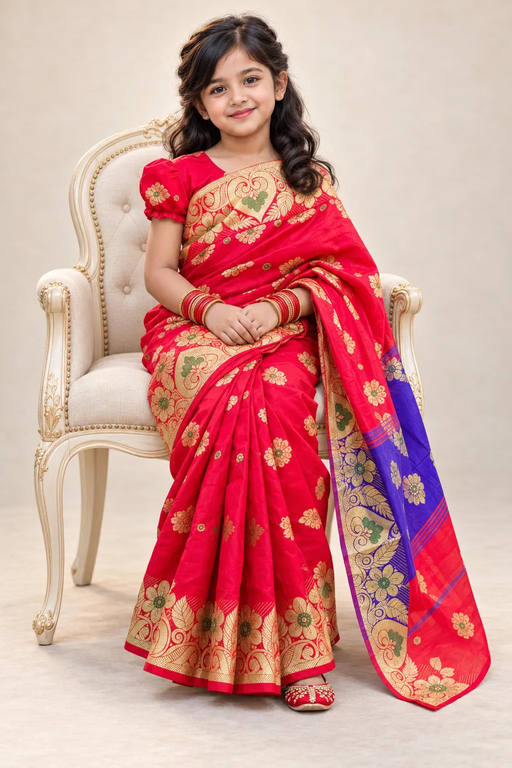 রেডি-টু-ওয়্যার শাড়ি - RWSM 803