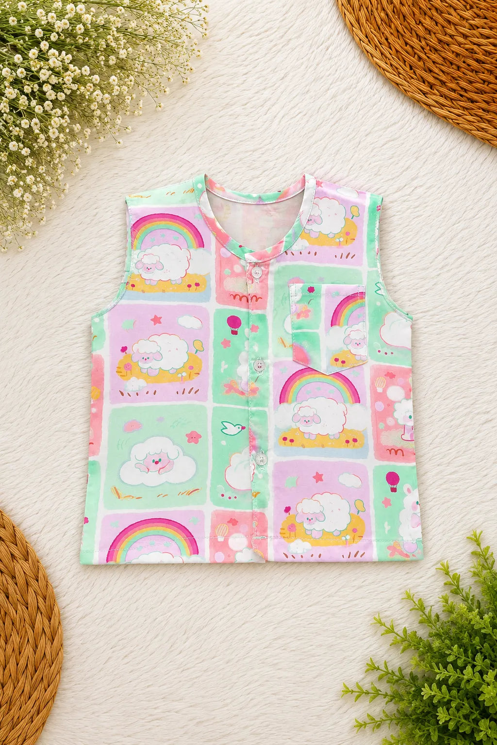 Newborn Boy Kids Dress 5 Pcs Combo MKNBDC-952