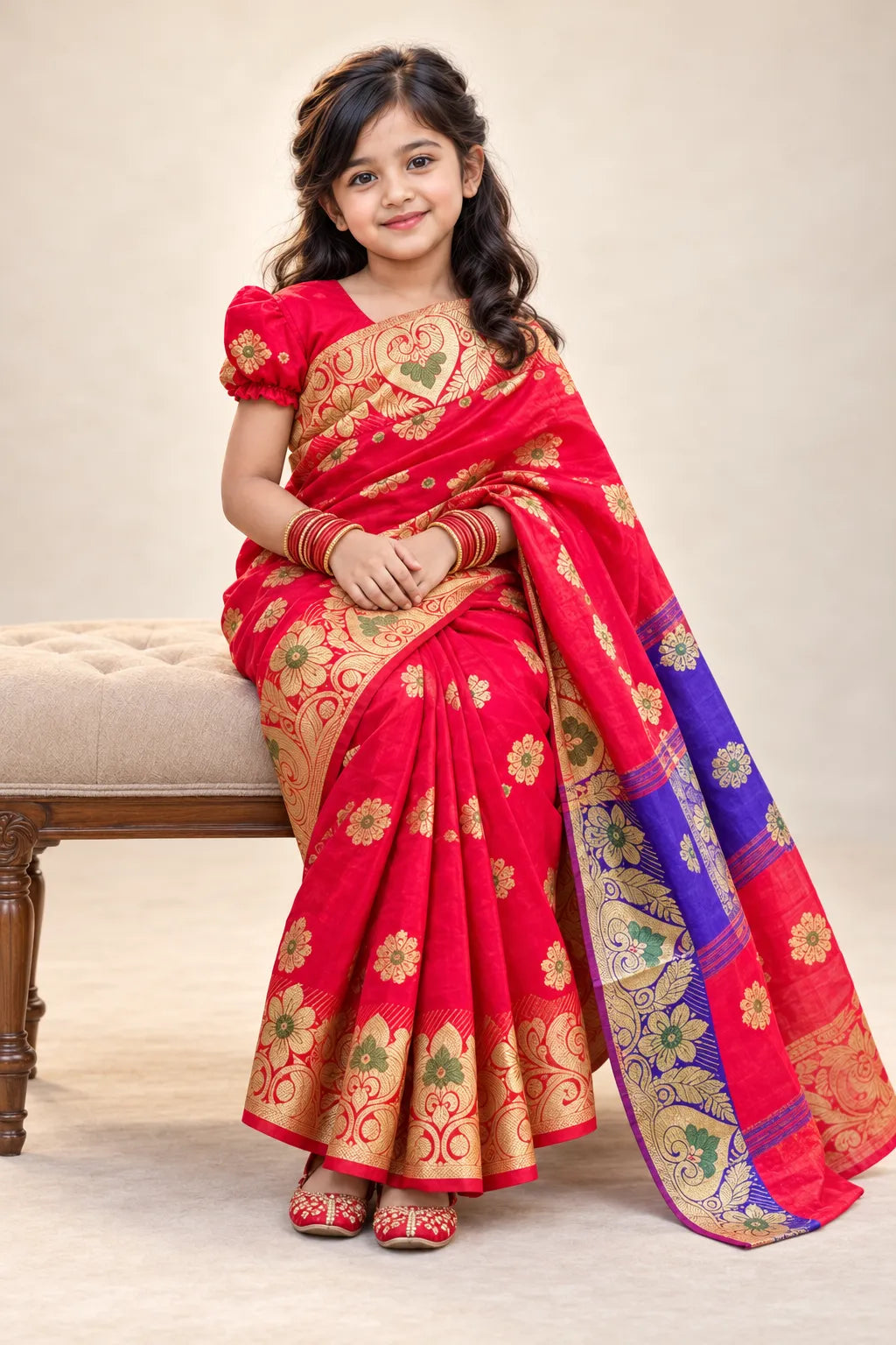 রেডি-টু-ওয়্যার শাড়ি - RWSM 803
