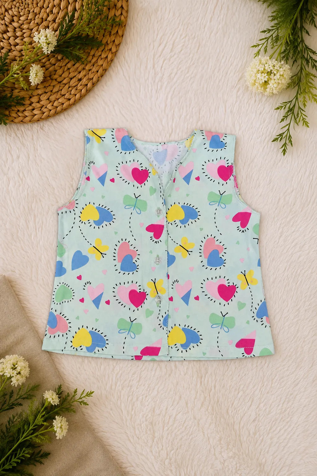 Newborn Girls Kids Dress 5 Pcs Combo MKNBDC-951